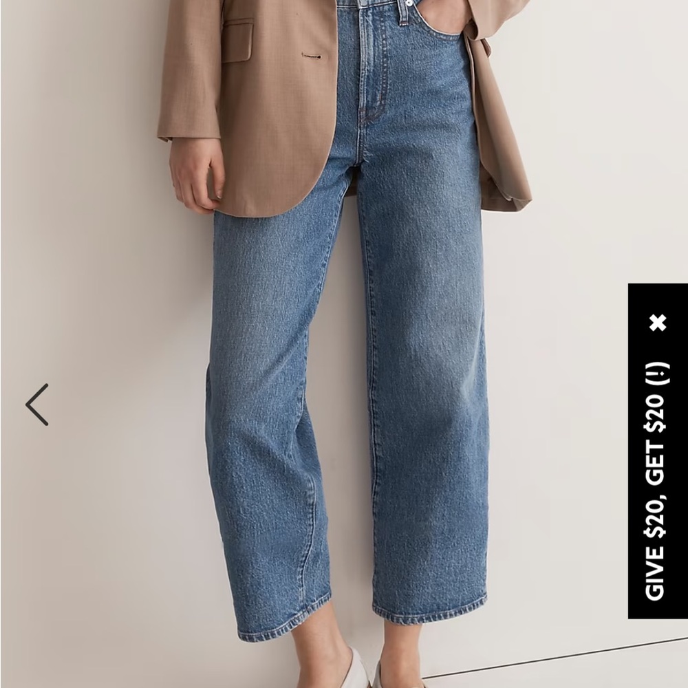 Madewell The Perfect Vintage Wide Leg Crop